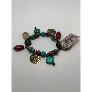 Southwestern‎ Coin Charm Bracelet